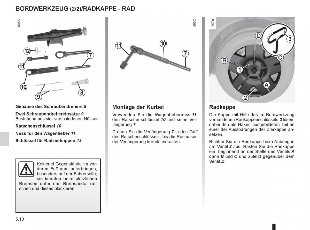 manual  Renault Espace IV 4 Handbuch / page 200