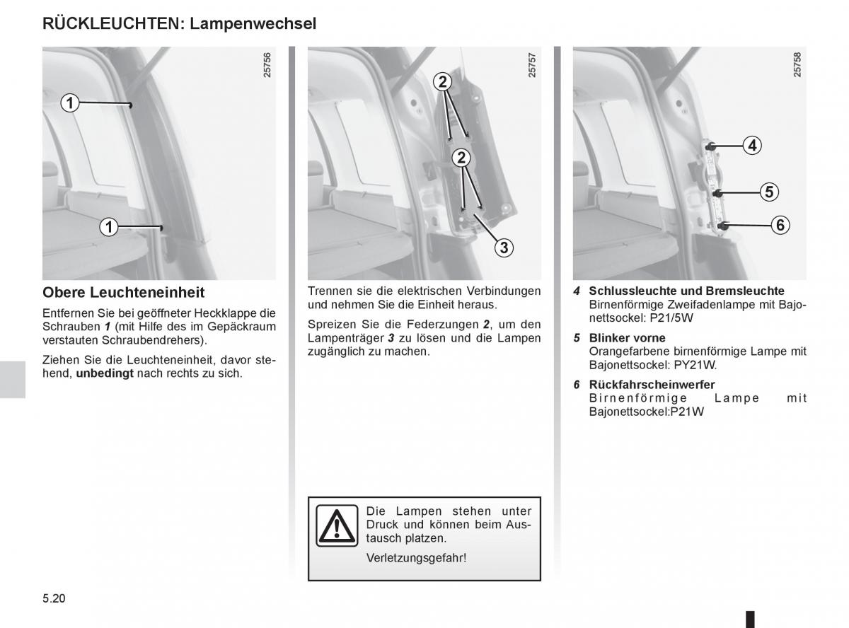 manual  Renault Espace IV 4 Handbuch / page 210