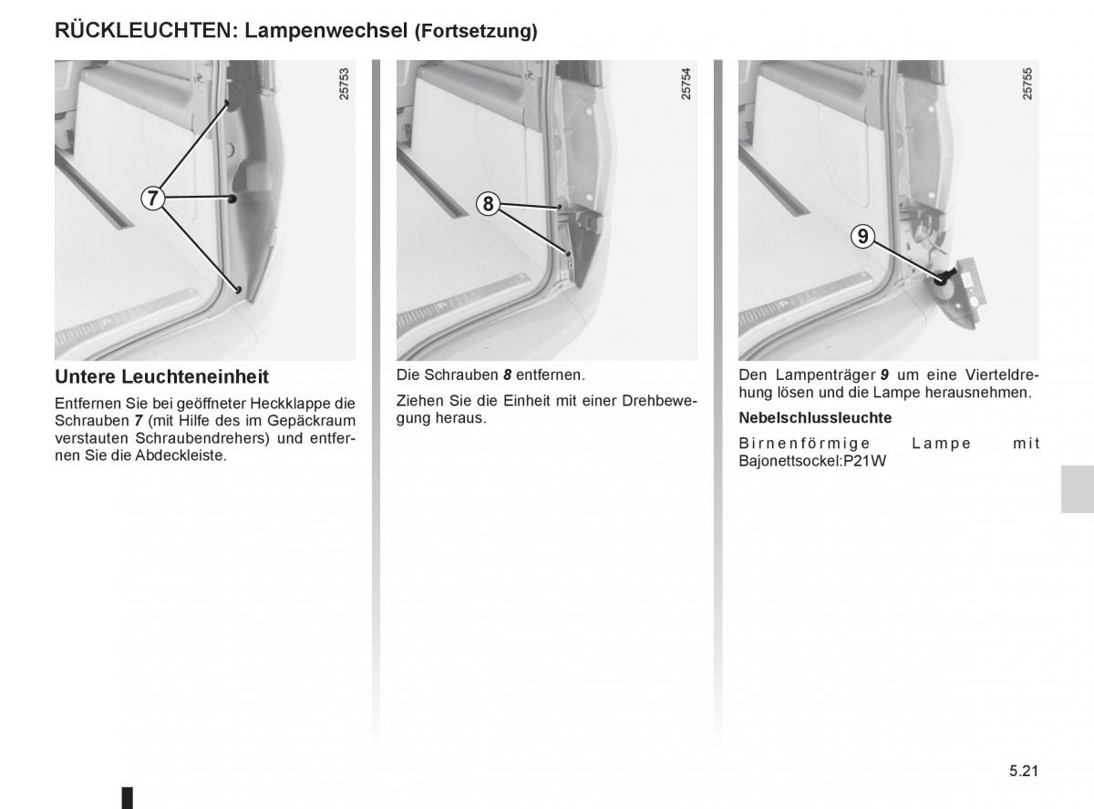 manual  Renault Espace IV 4 Handbuch / page 211