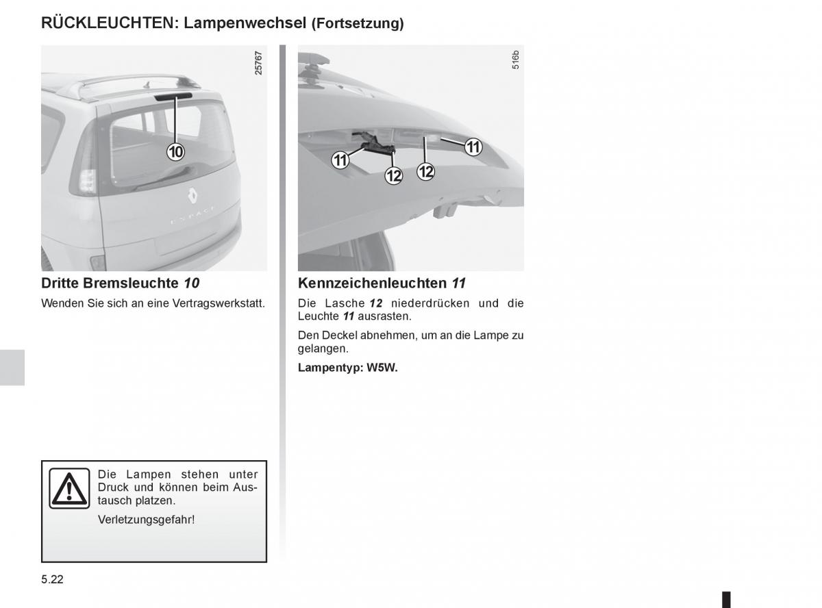 manual  Renault Espace IV 4 Handbuch / page 212