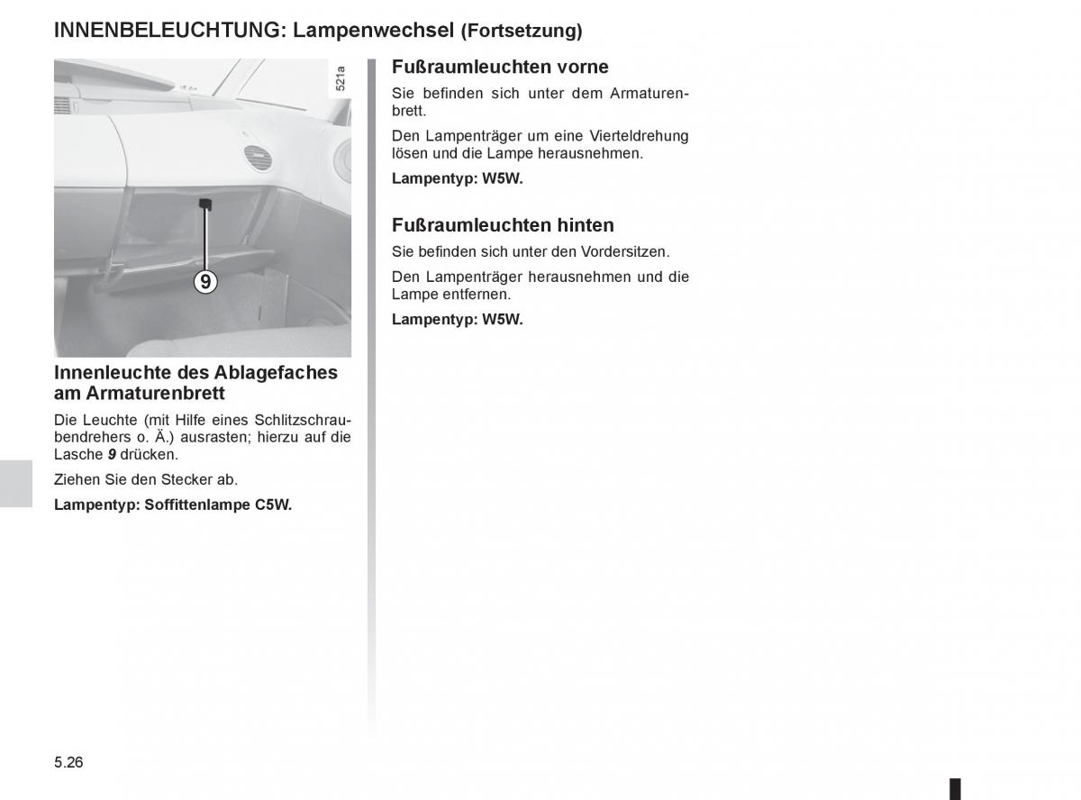 manual  Renault Espace IV 4 Handbuch / page 216