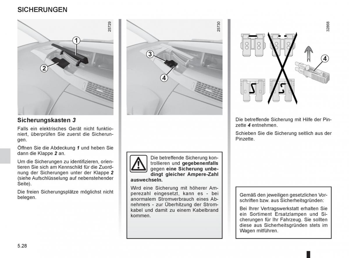 manual  Renault Espace IV 4 Handbuch / page 218