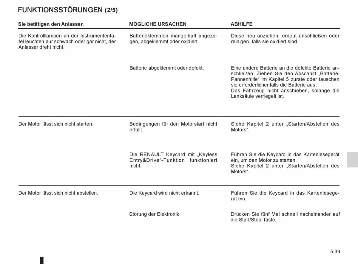 manual  Renault Espace IV 4 Handbuch / page 229