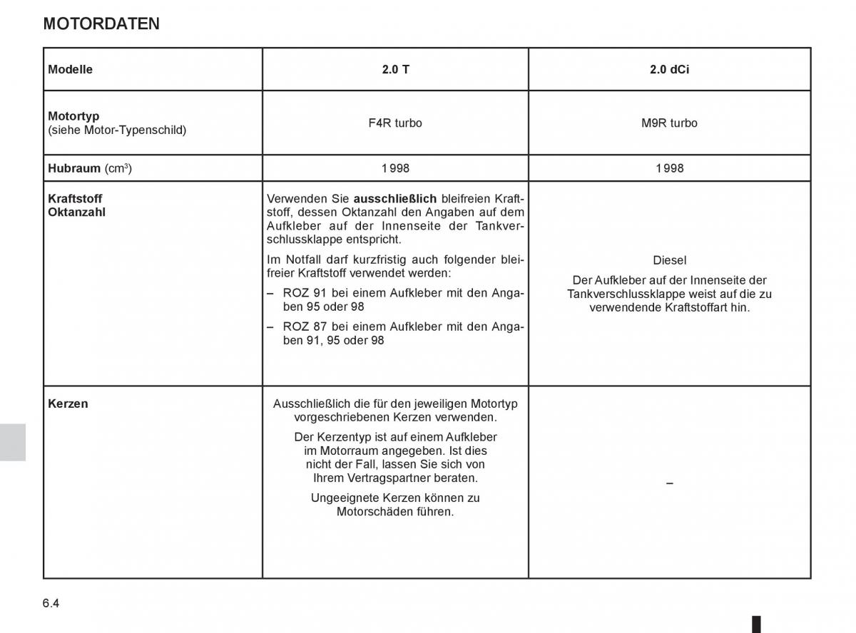 manual  Renault Espace IV 4 Handbuch / page 236