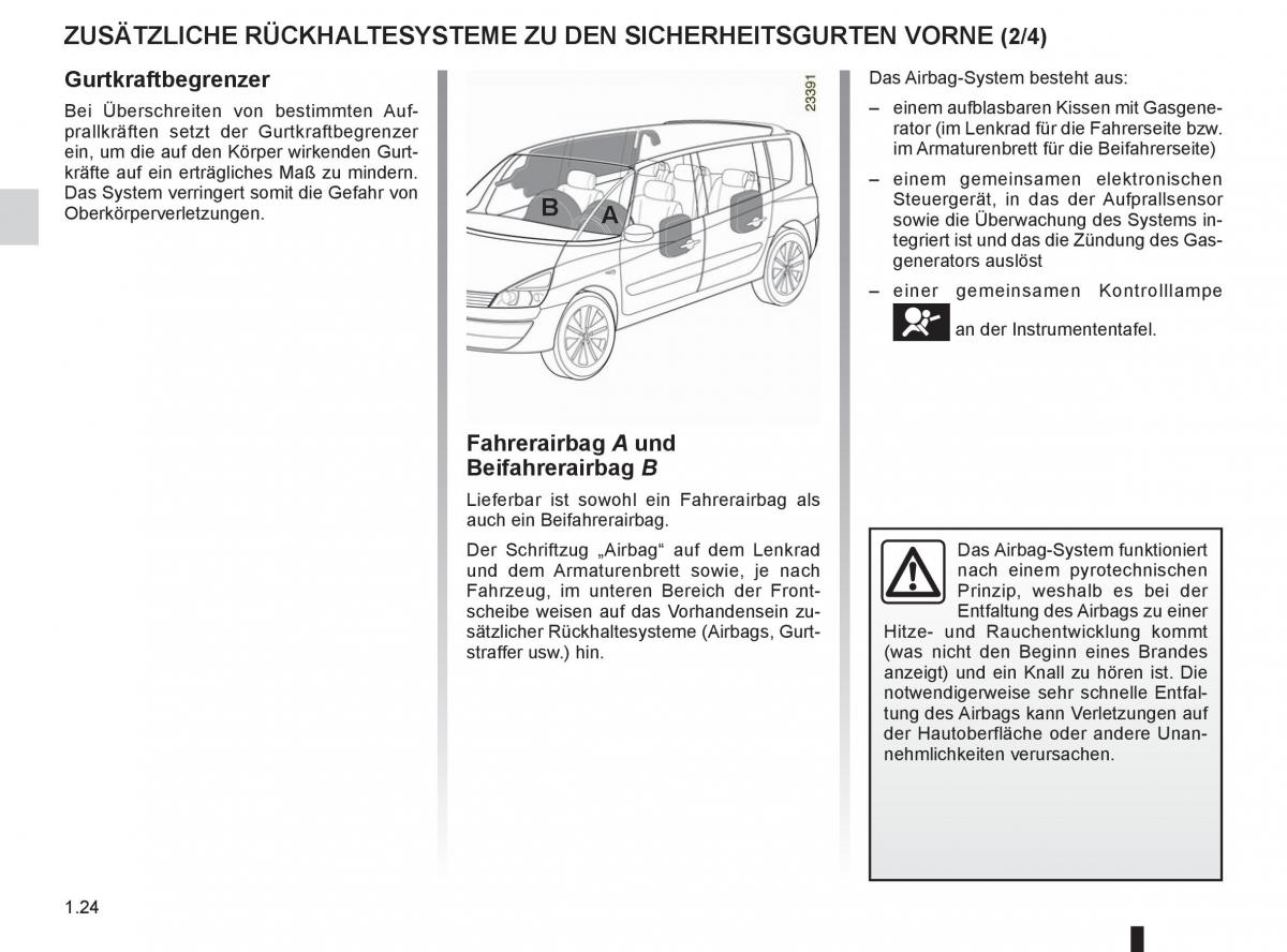 Renault Espace IV 4 Handbuch / page 30