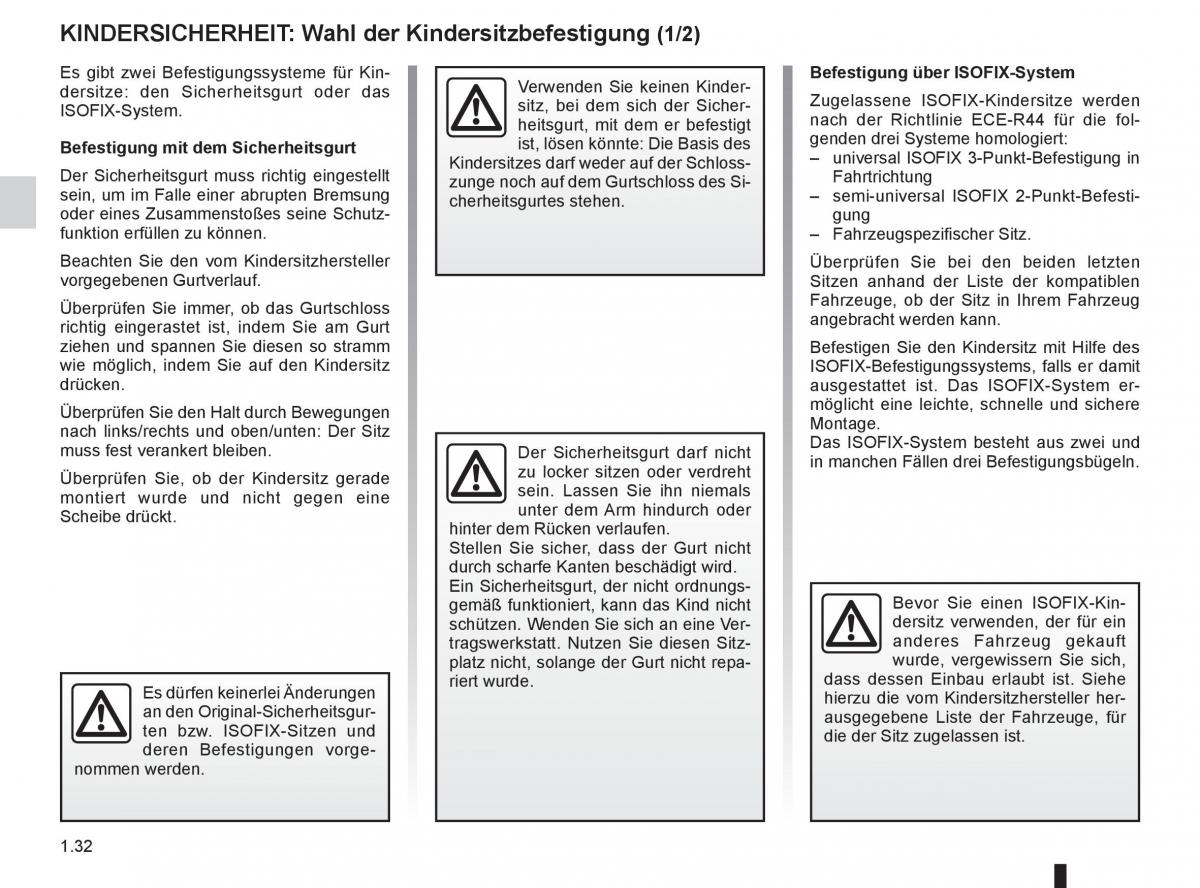 manual  Renault Espace IV 4 Handbuch / page 38