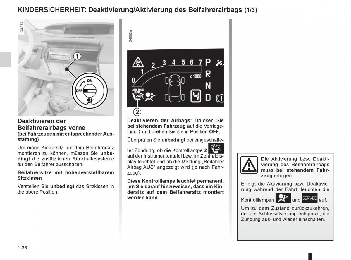 manual  Renault Espace IV 4 Handbuch / page 44