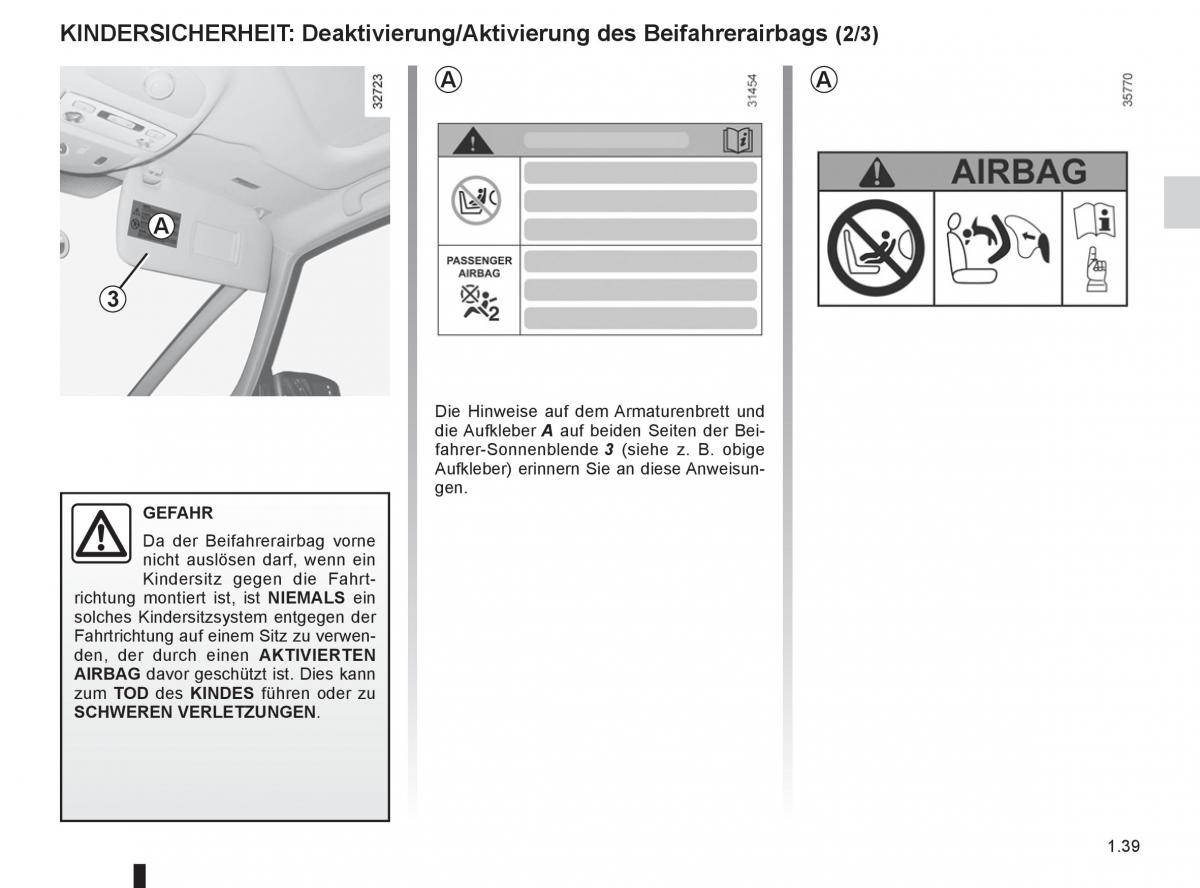 manual  Renault Espace IV 4 Handbuch / page 45