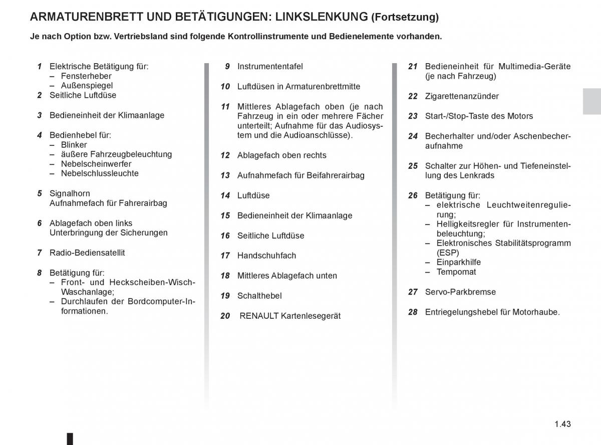 manual  Renault Espace IV 4 Handbuch / page 49