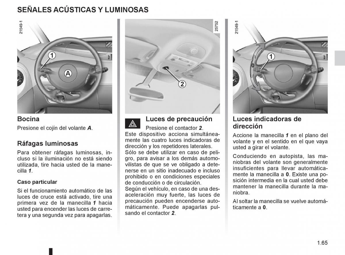 Renault Espace IV 4 manual del propietario / page 71