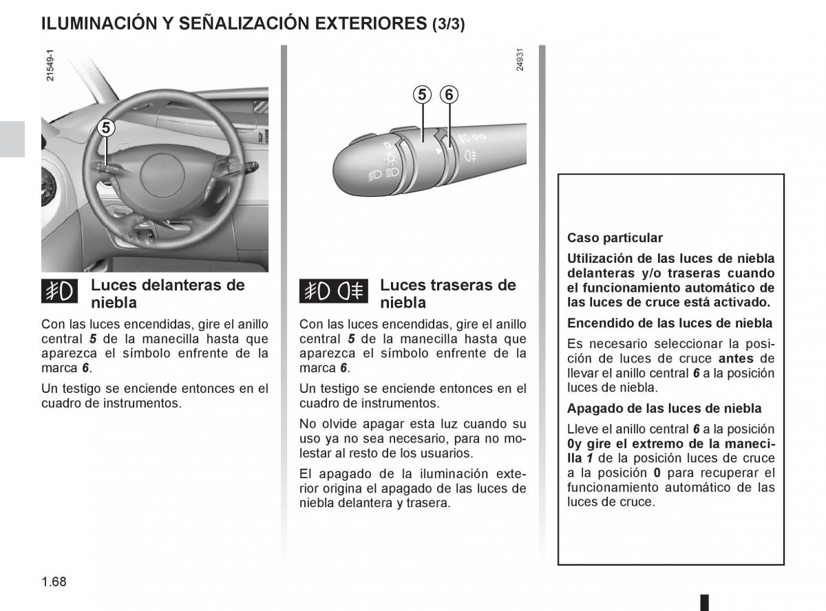 Renault Espace IV 4 manual del propietario / page 74