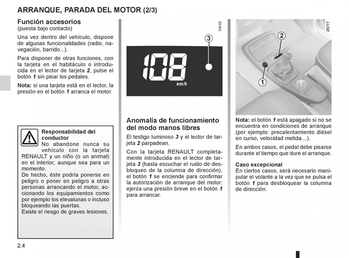 Renault Espace IV 4 manual del propietario / page 86