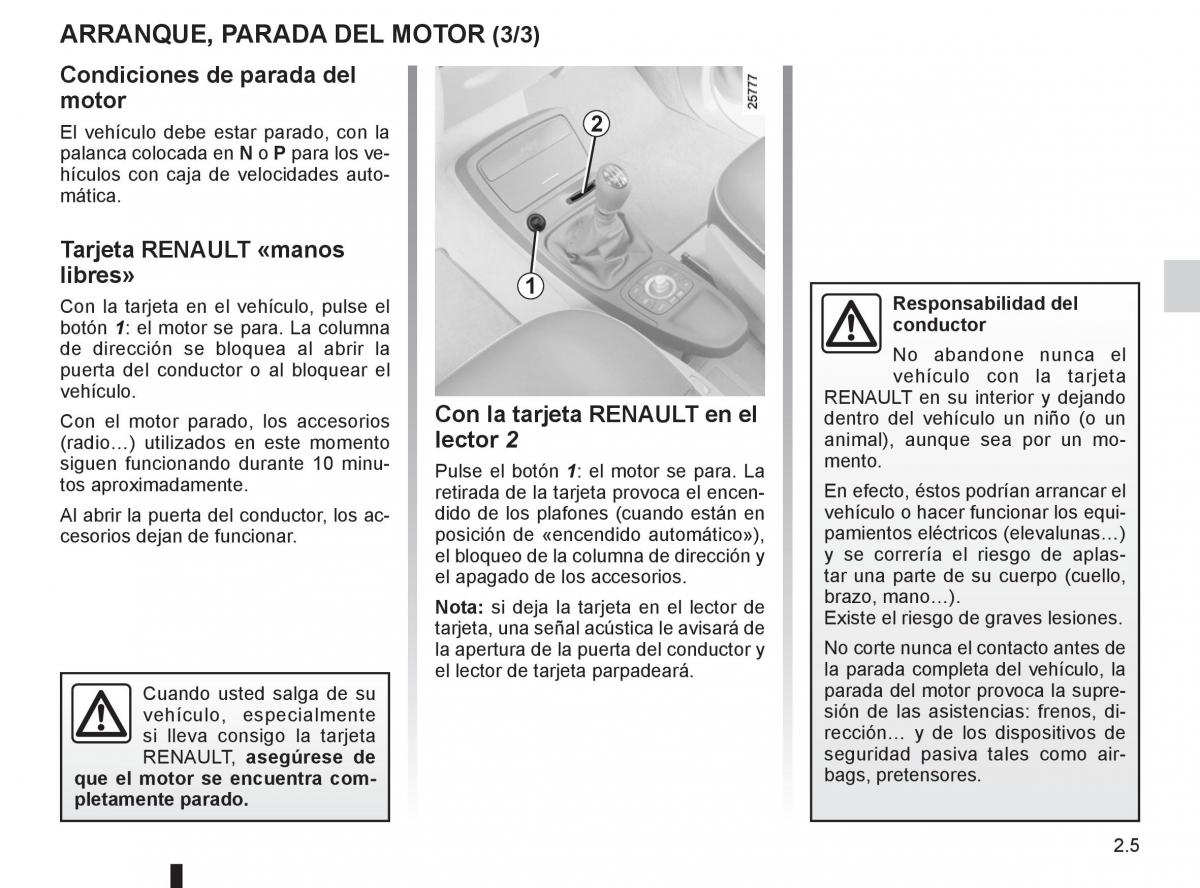 Renault Espace IV 4 manual del propietario / page 87