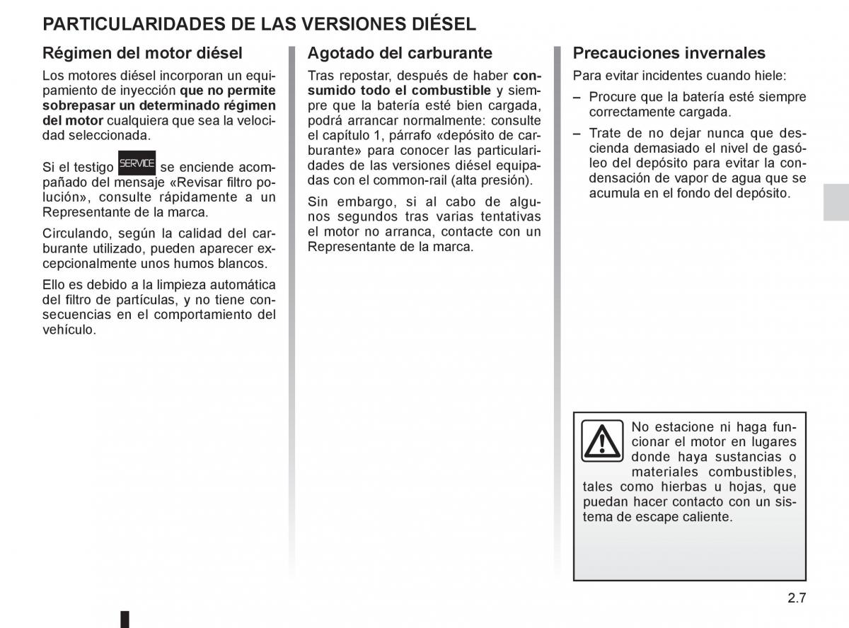 Renault Espace IV 4 manual del propietario / page 89