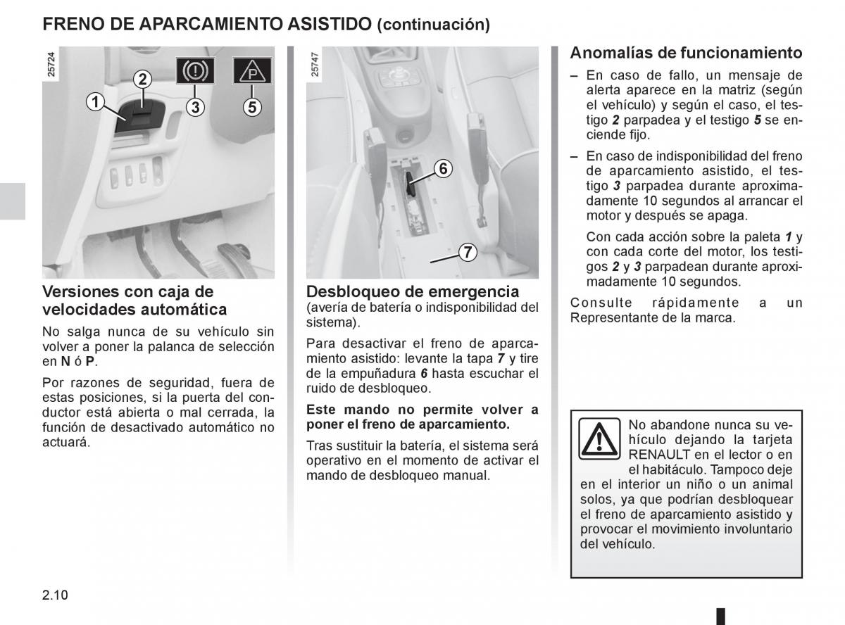 Renault Espace IV 4 manual del propietario / page 92