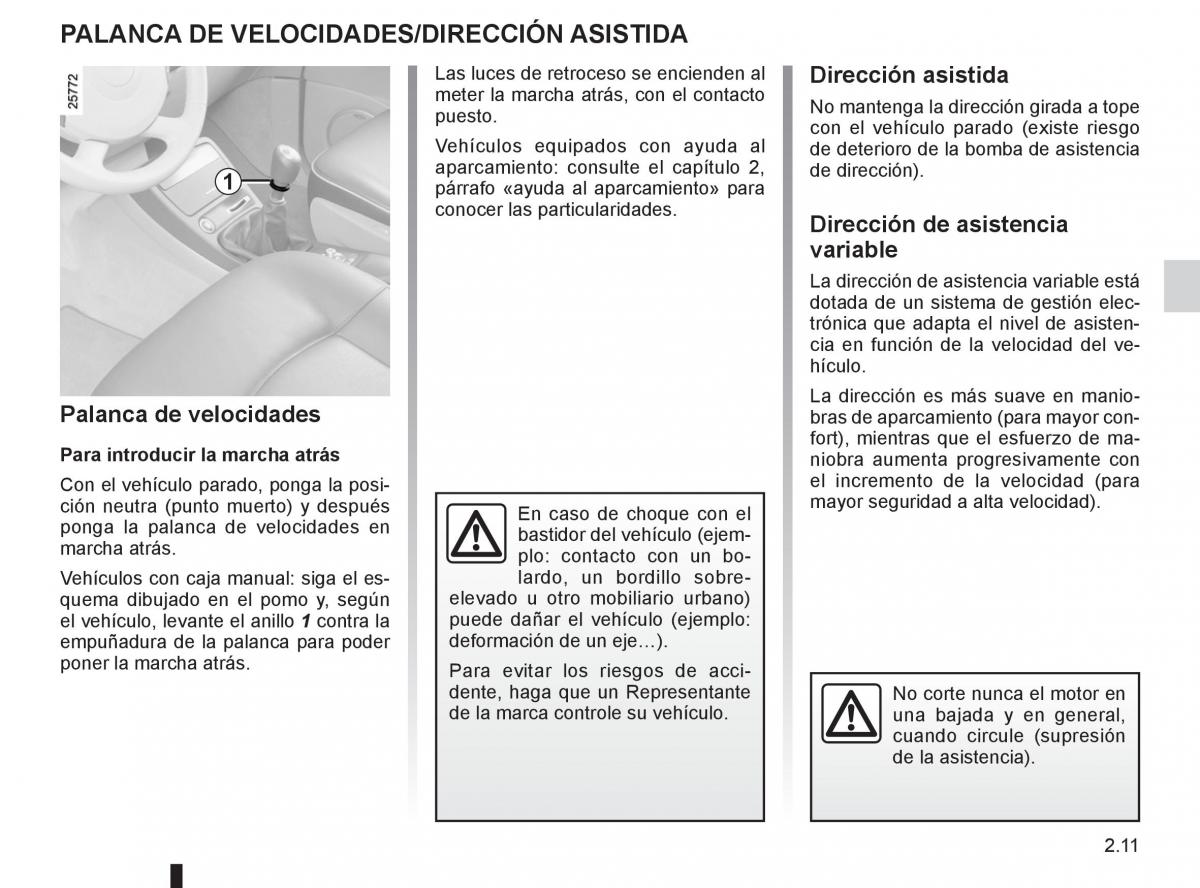 Renault Espace IV 4 manual del propietario / page 93