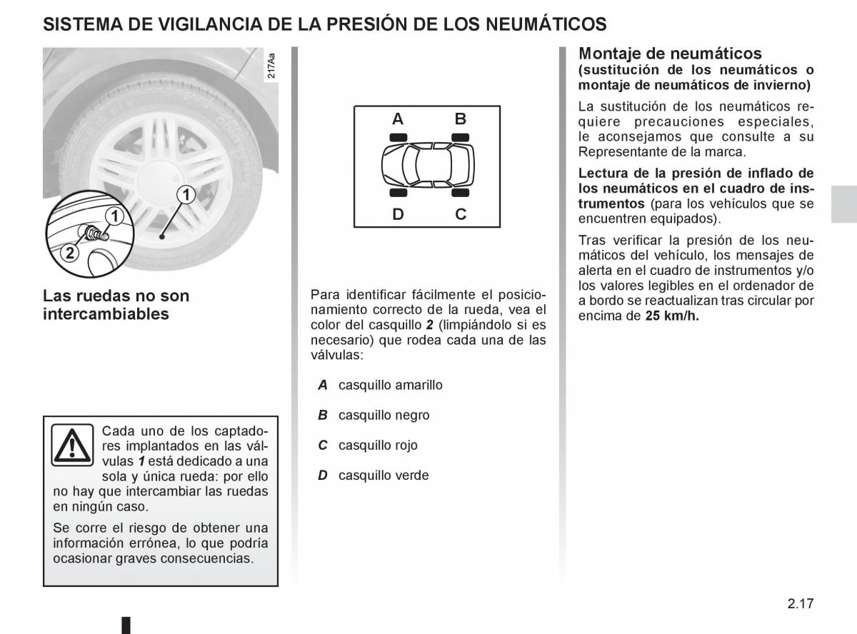 Renault Espace IV 4 manual del propietario / page 99