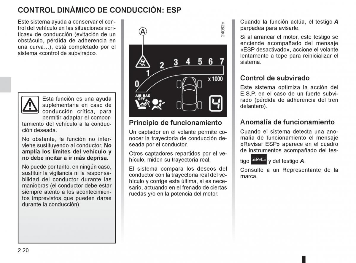 Renault Espace IV 4 manual del propietario / page 102