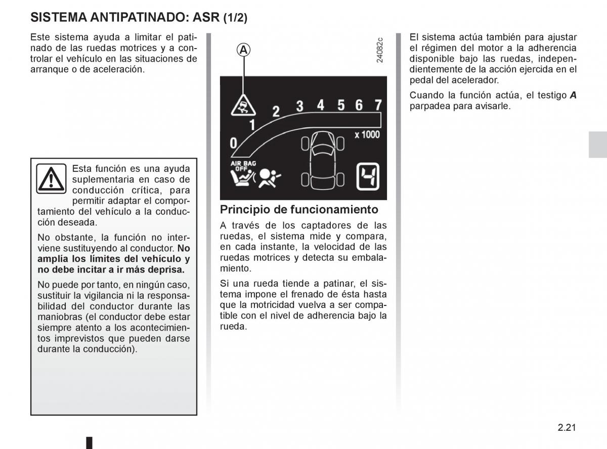 Renault Espace IV 4 manual del propietario / page 103