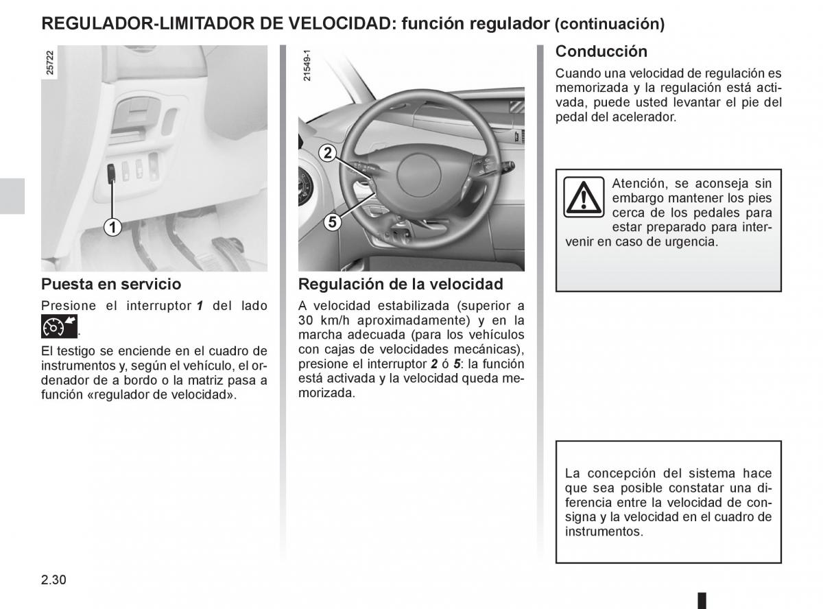 Renault Espace IV 4 manual del propietario / page 112