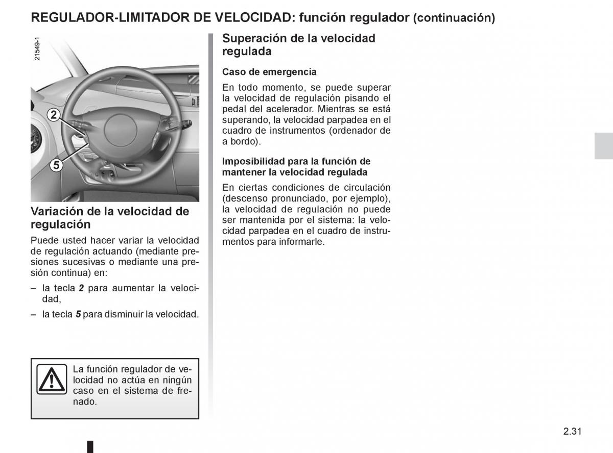 Renault Espace IV 4 manual del propietario / page 113