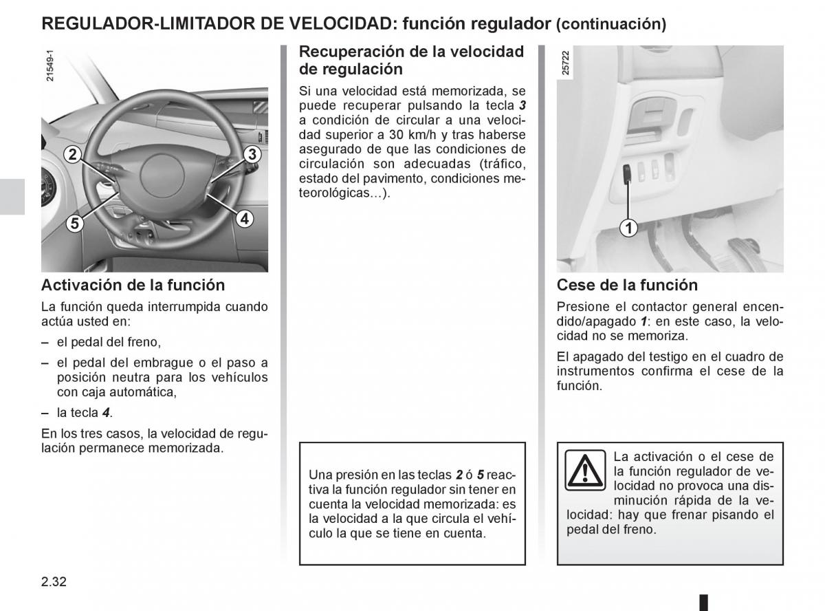 Renault Espace IV 4 manual del propietario / page 114