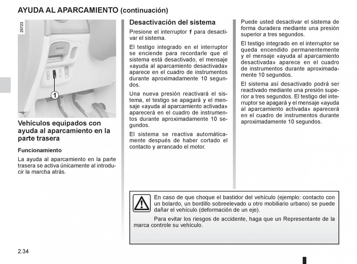 Renault Espace IV 4 manual del propietario / page 116