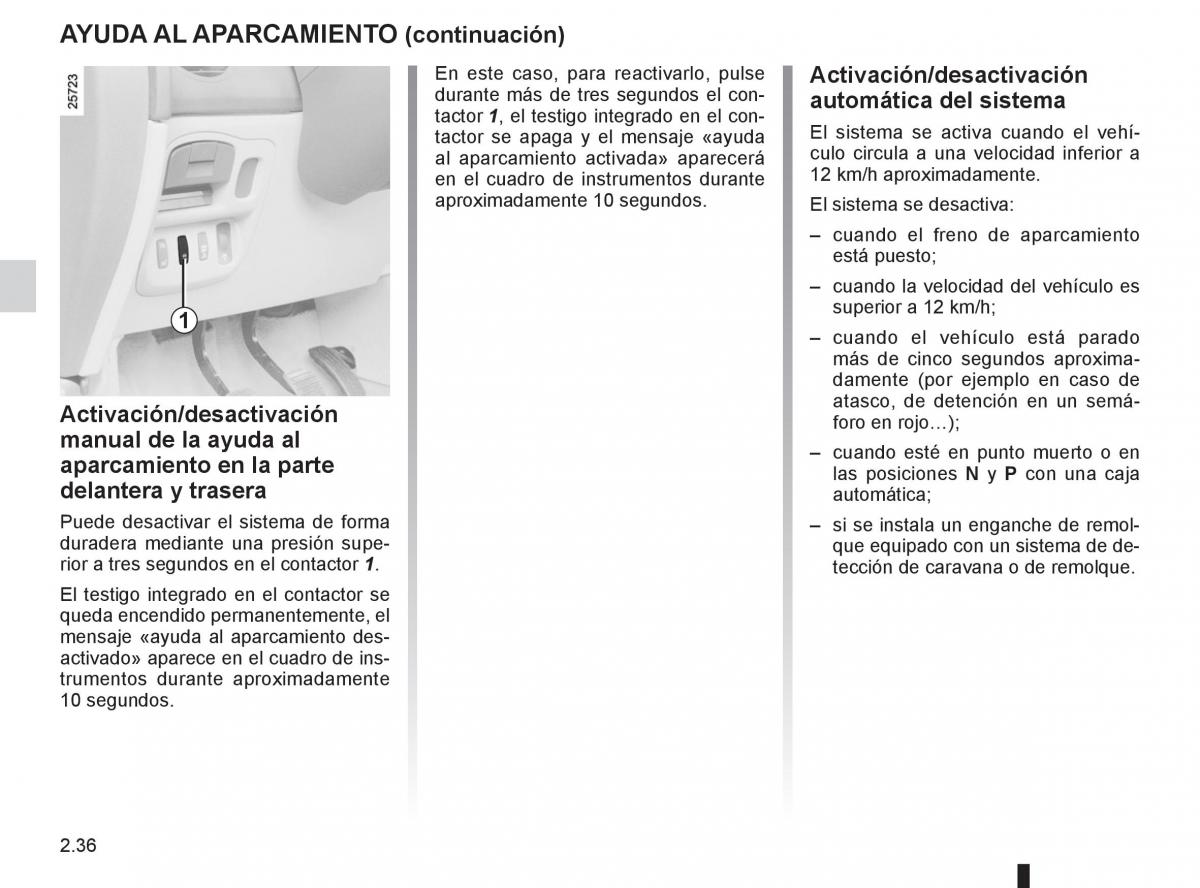 Renault Espace IV 4 manual del propietario / page 118