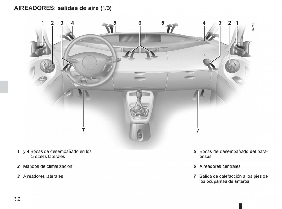 Renault Espace IV 4 manual del propietario / page 126