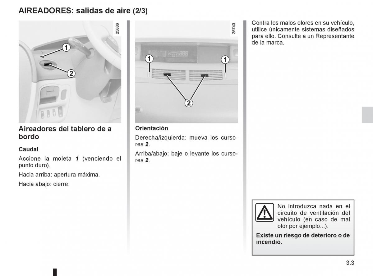 Renault Espace IV 4 manual del propietario / page 127