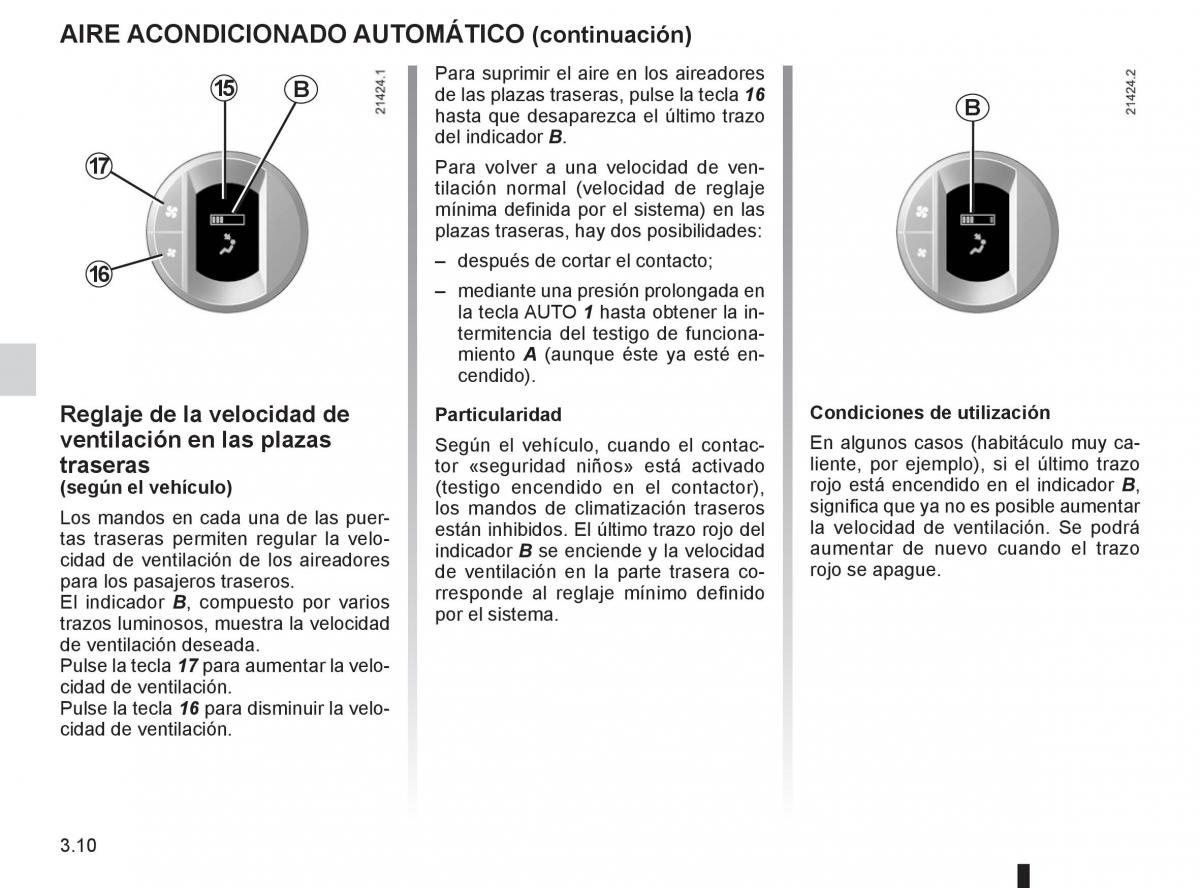 Renault Espace IV 4 manual del propietario / page 134