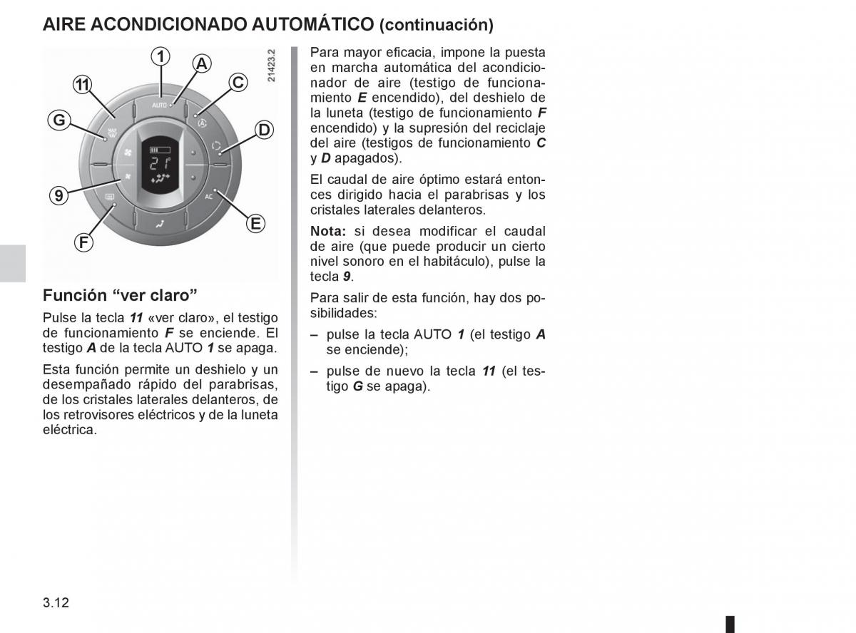 Renault Espace IV 4 manual del propietario / page 136