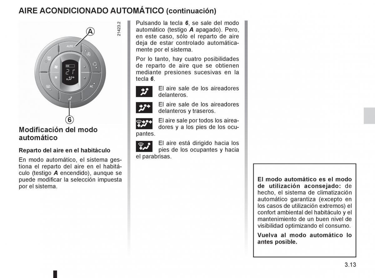 Renault Espace IV 4 manual del propietario / page 137