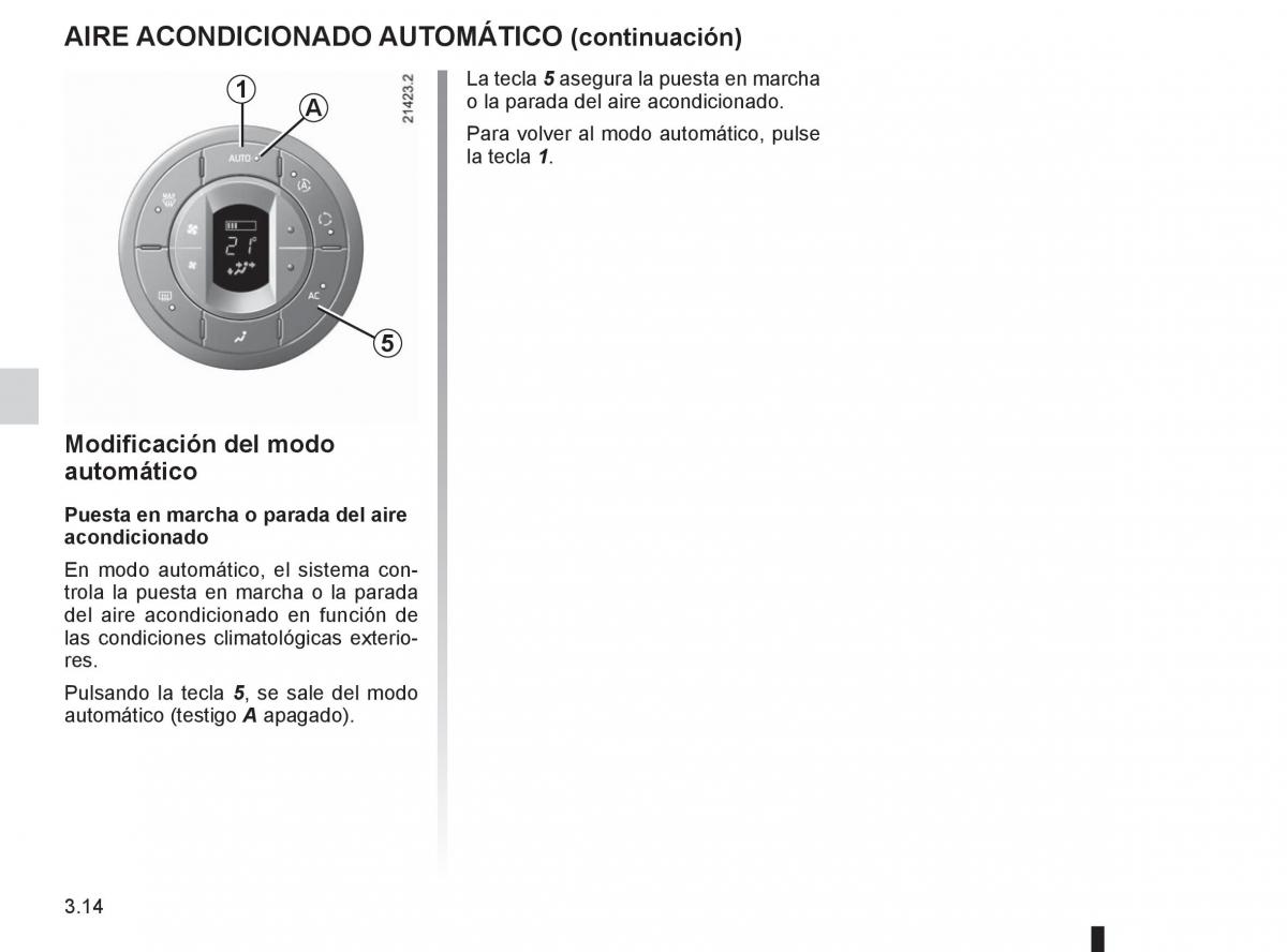 Renault Espace IV 4 manual del propietario / page 138