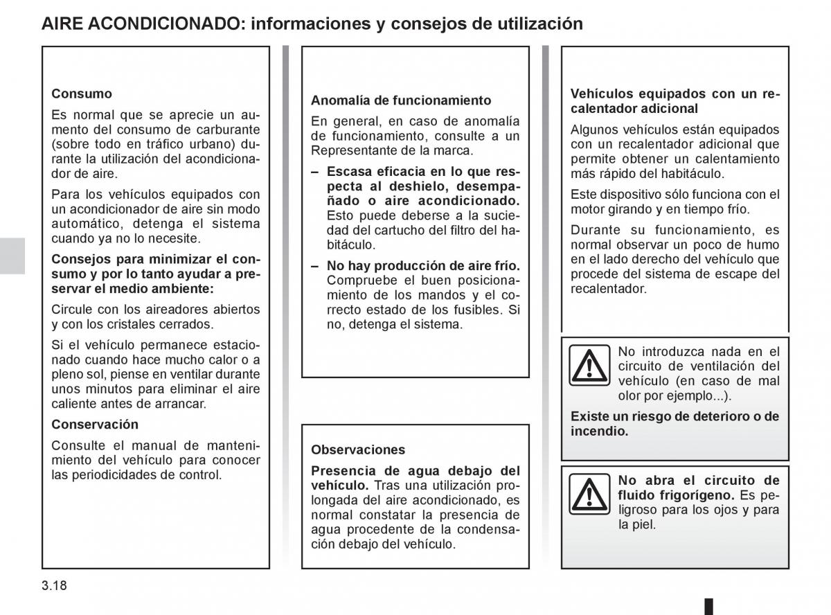 Renault Espace IV 4 manual del propietario / page 142