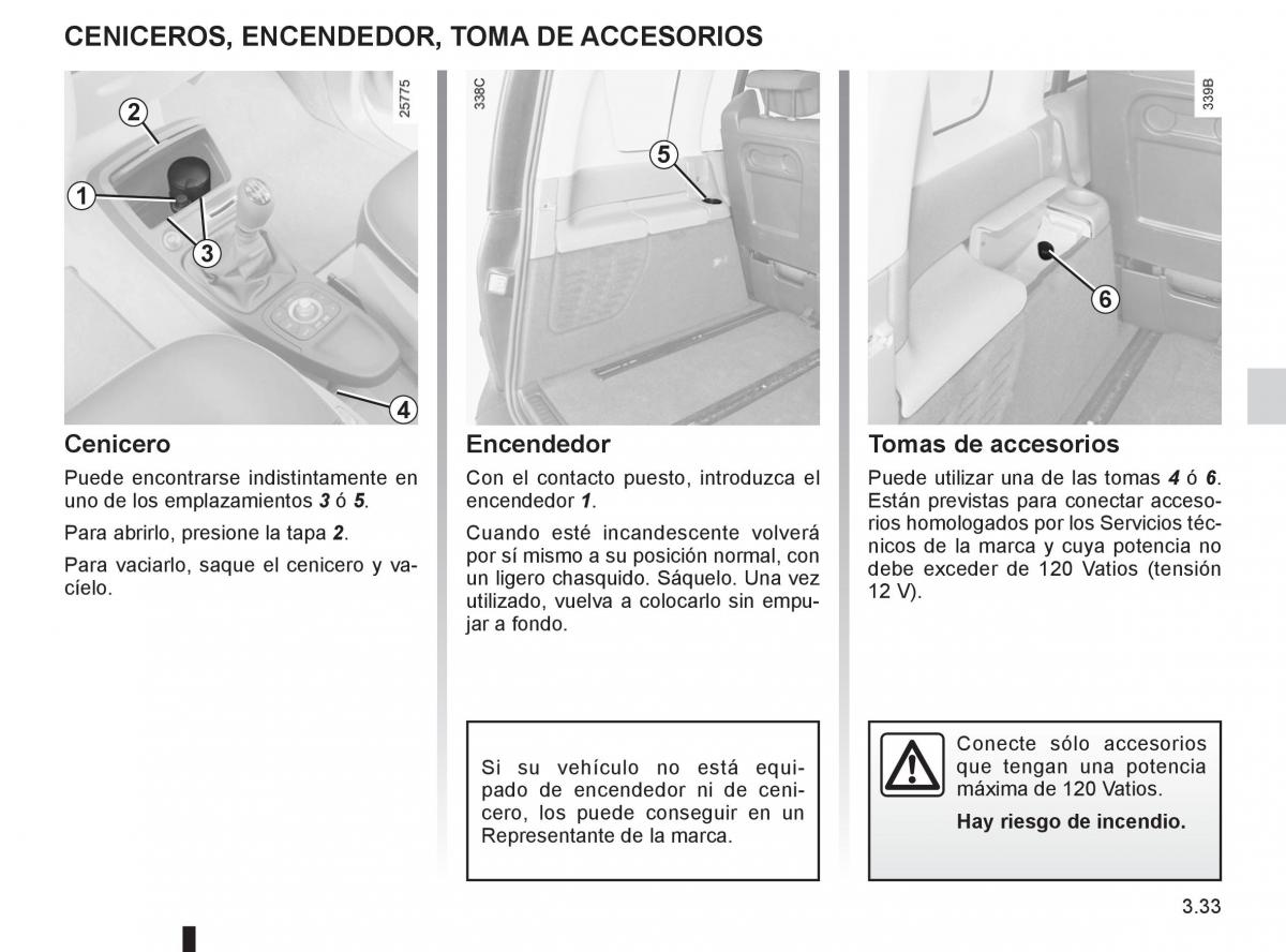 Renault Espace IV 4 manual del propietario / page 157