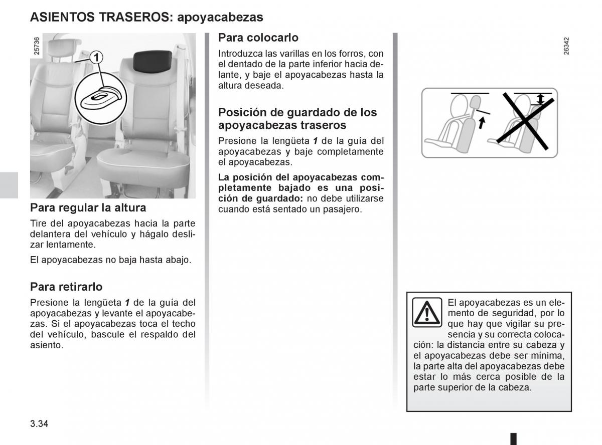 Renault Espace IV 4 manual del propietario / page 158