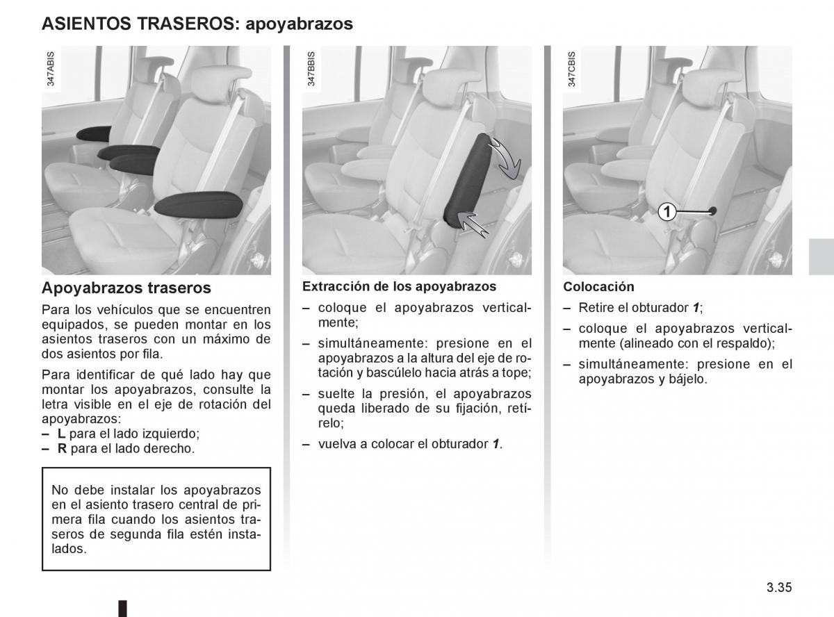 Renault Espace IV 4 manual del propietario / page 159