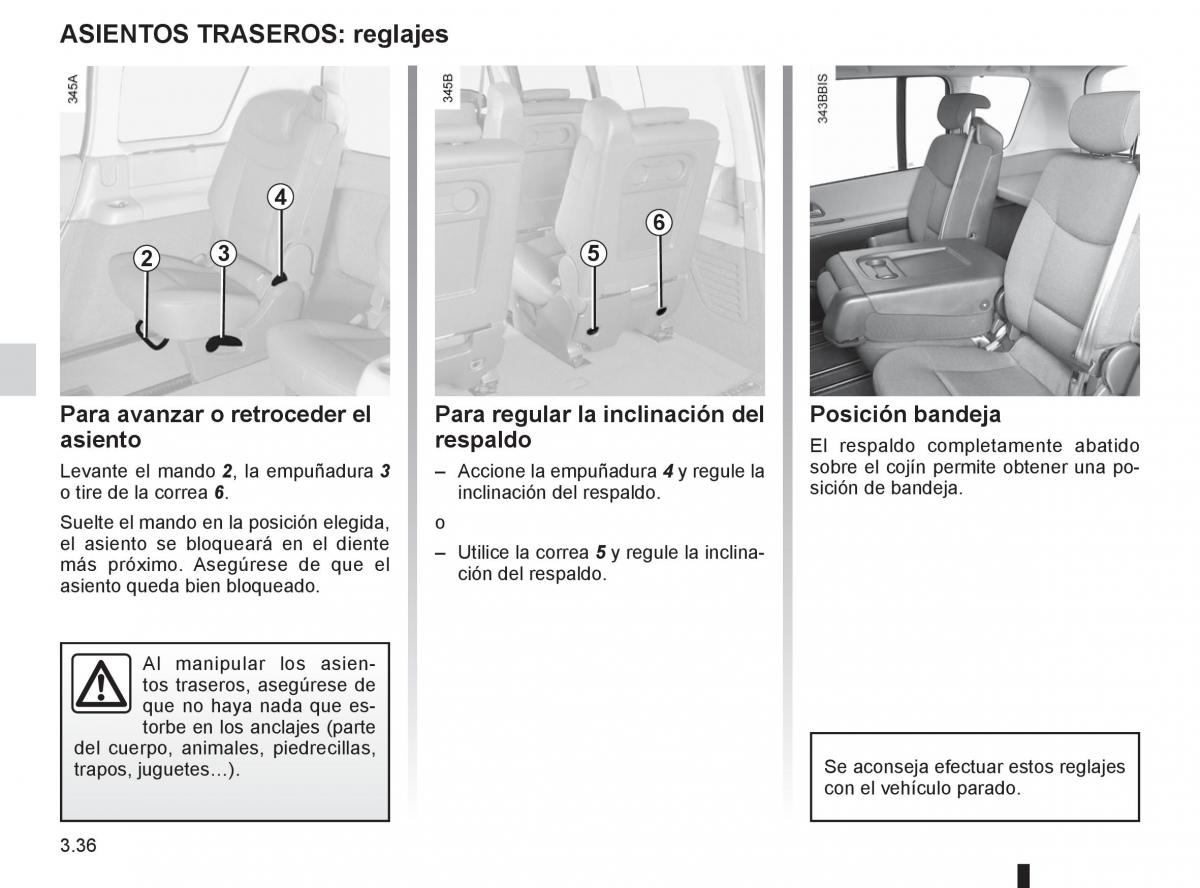 Renault Espace IV 4 manual del propietario / page 160