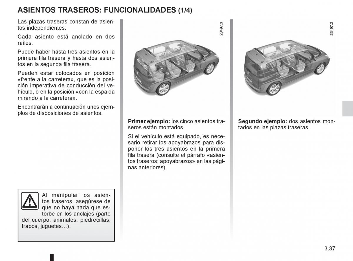 Renault Espace IV 4 manual del propietario / page 161