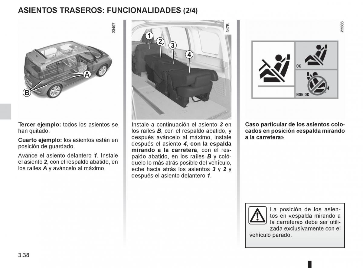 Renault Espace IV 4 manual del propietario / page 162