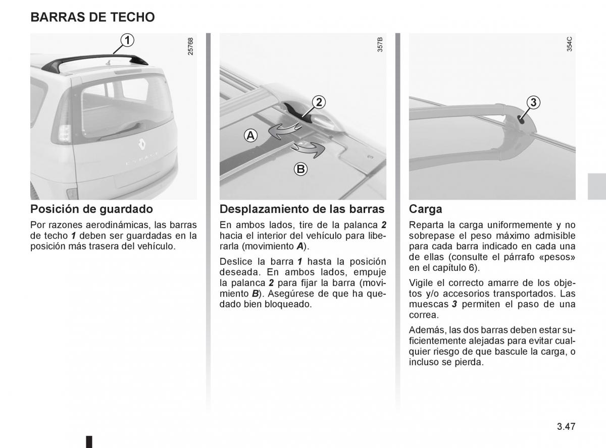 Renault Espace IV 4 manual del propietario / page 171