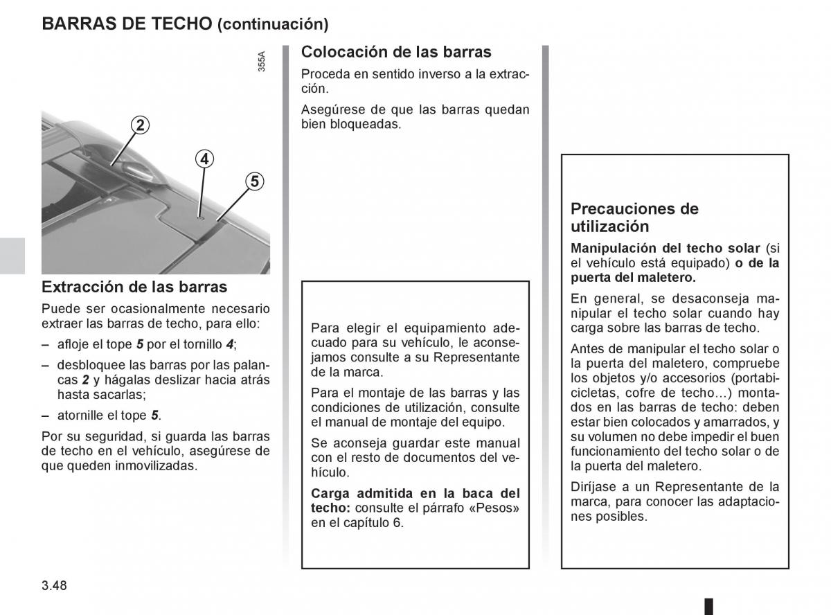 Renault Espace IV 4 manual del propietario / page 172