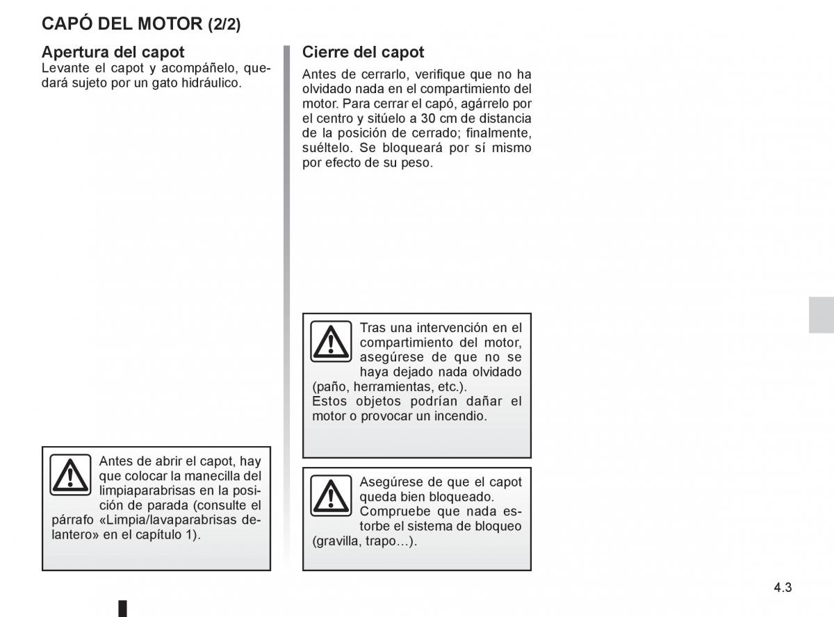 Renault Espace IV 4 manual del propietario / page 177