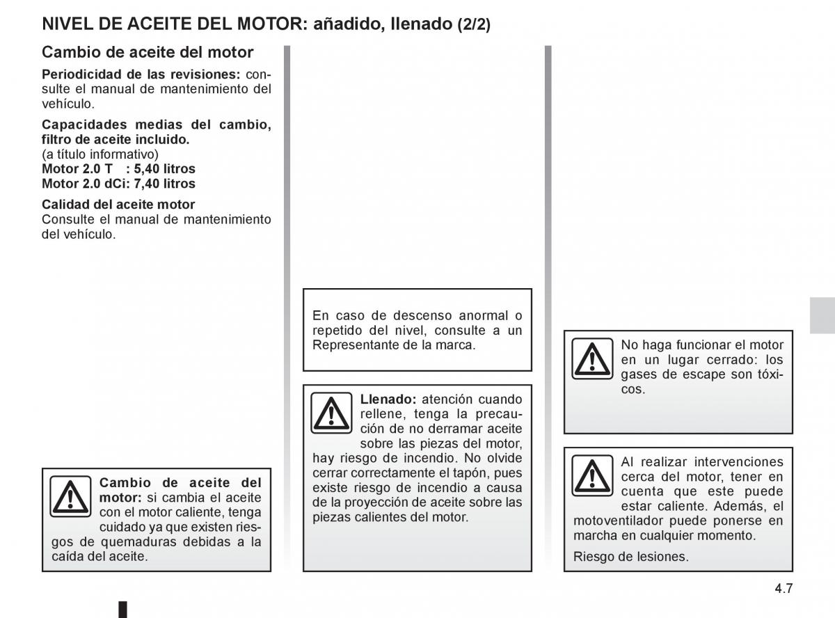 Renault Espace IV 4 manual del propietario / page 181