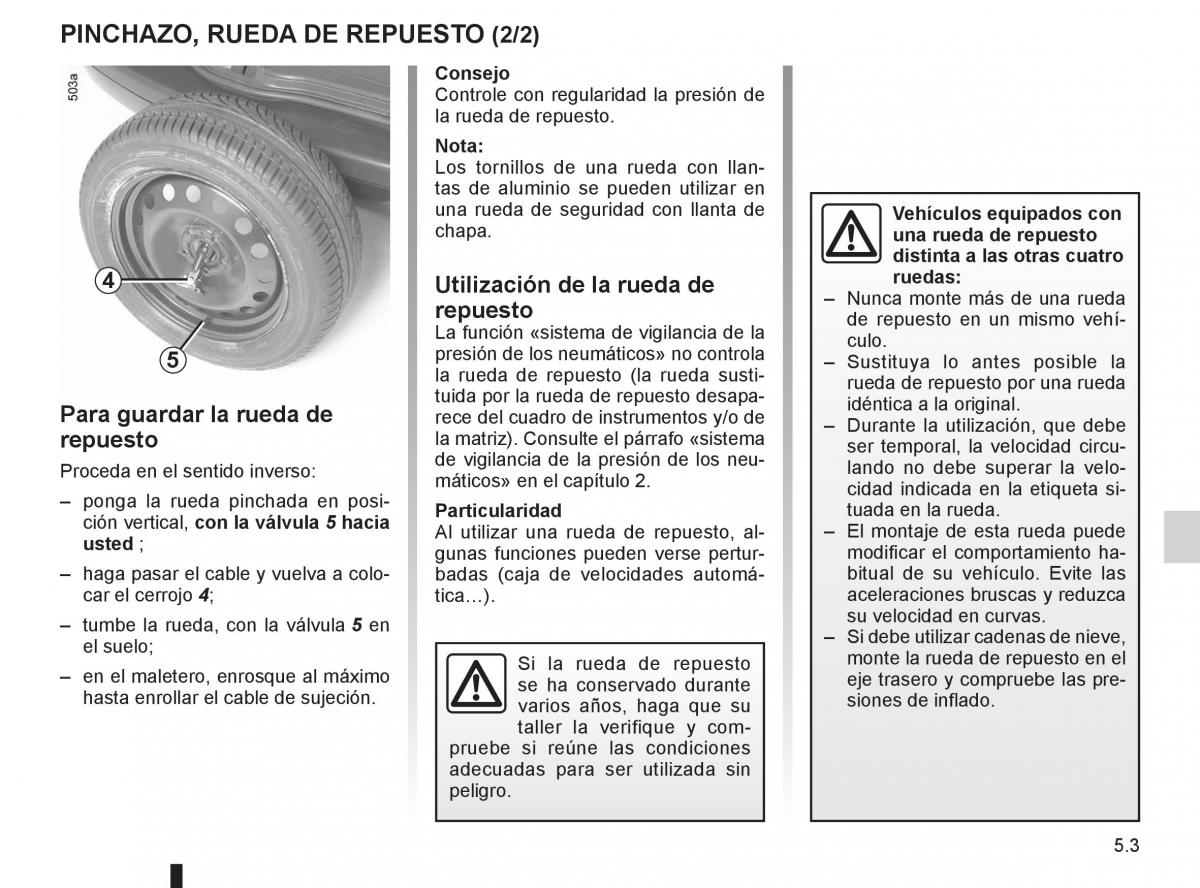 Renault Espace IV 4 manual del propietario / page 193