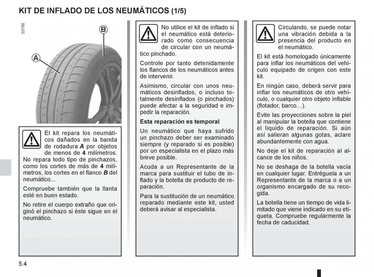 Renault Espace IV 4 manual del propietario / page 194