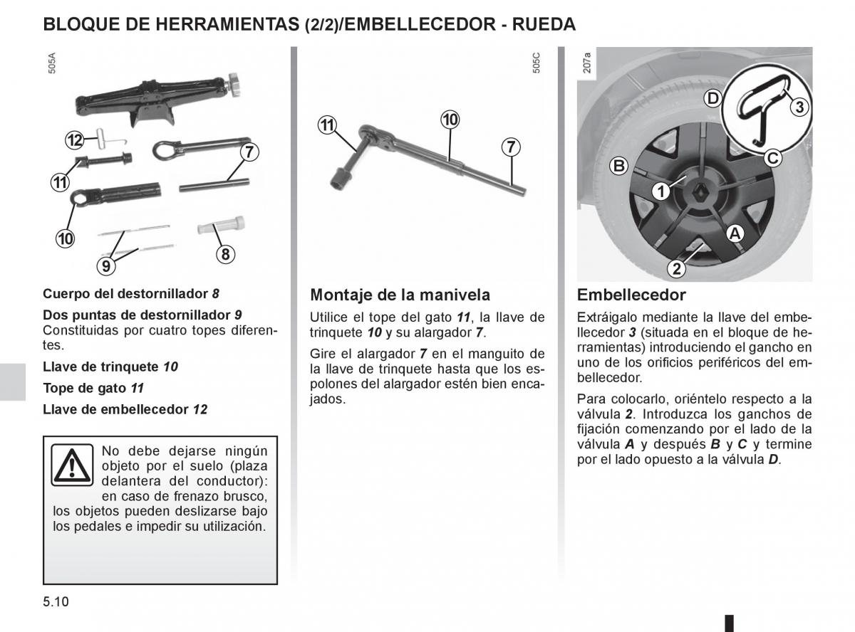 Renault Espace IV 4 manual del propietario / page 200