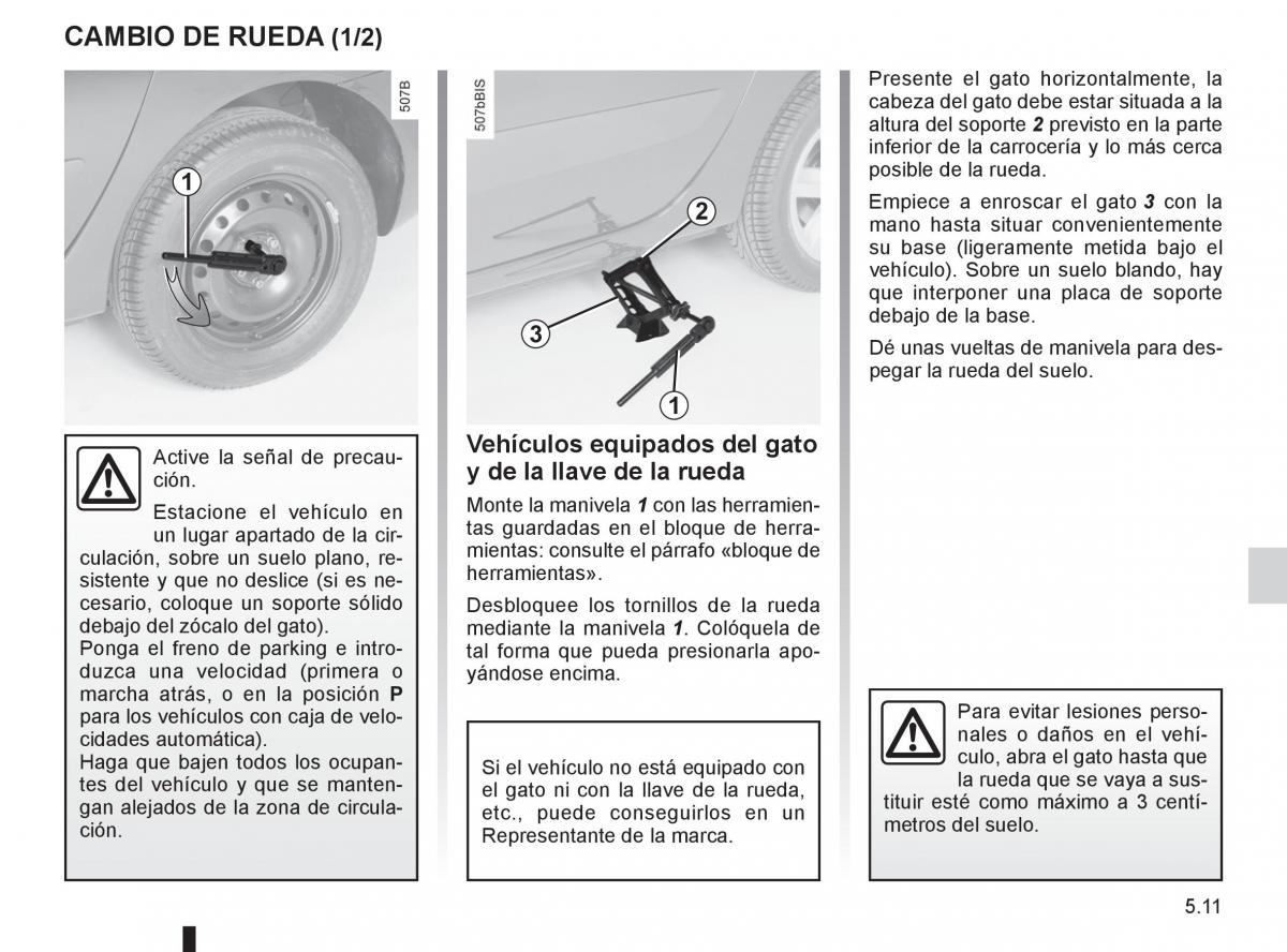 Renault Espace IV 4 manual del propietario / page 201