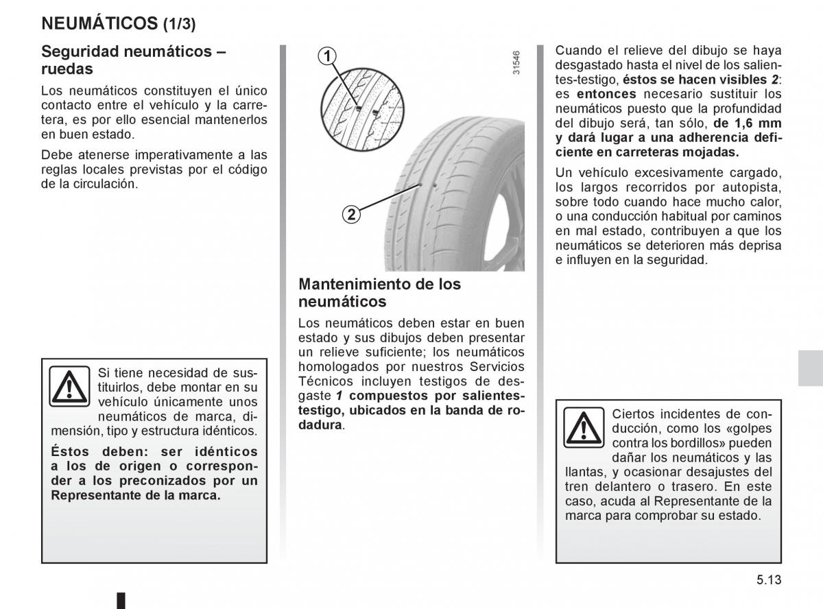 Renault Espace IV 4 manual del propietario / page 203